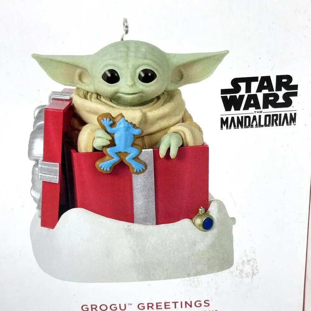Hallmark Star‎ Wars Grogu Greetings Christmas Ornament Sound Motion 2022